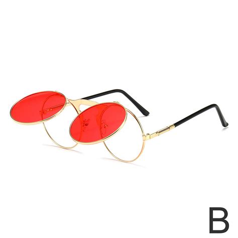 round flip up sunglasses